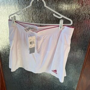 Adidas White Skort with Maroon Trim NWT XL